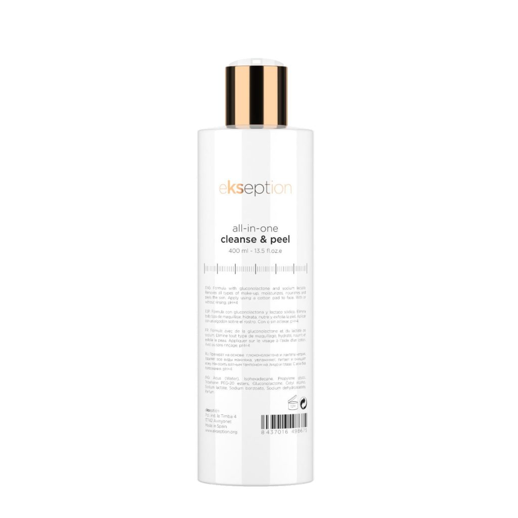 EKSEPTION All-In-One Cleanse & Peel PHA savas arclemosótej és mikrohámlasztó