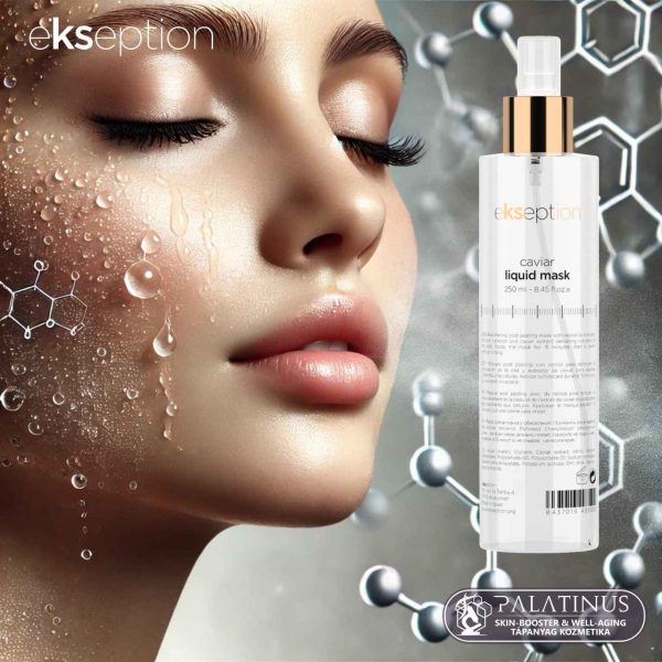 CAVIAR LIQUID MASK 5% Sevruga Kaviár + XS Hialuronsav + Retinol biorevitalizáló folyékony arcmaszk (EKSEPTION) - Image 5