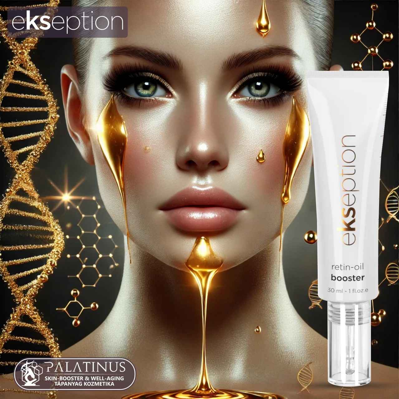 RETIN-OIL BOOSTER 0.3% Stabilizált Retinol + 1% E-vitamin kollagénaktivátor bőrmegújító szérum (EKSEPTION) - Image 6