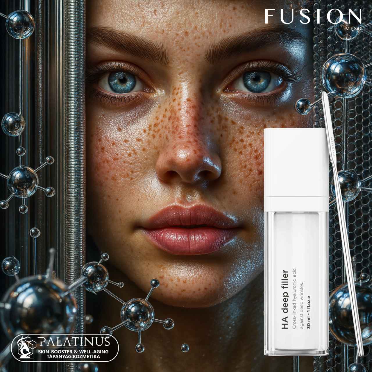 HA DEEP FILLER 0.5% Térhálós Retikulált Hialuronsavas ráncfeltöltő szérum (FUSION) - Image 5