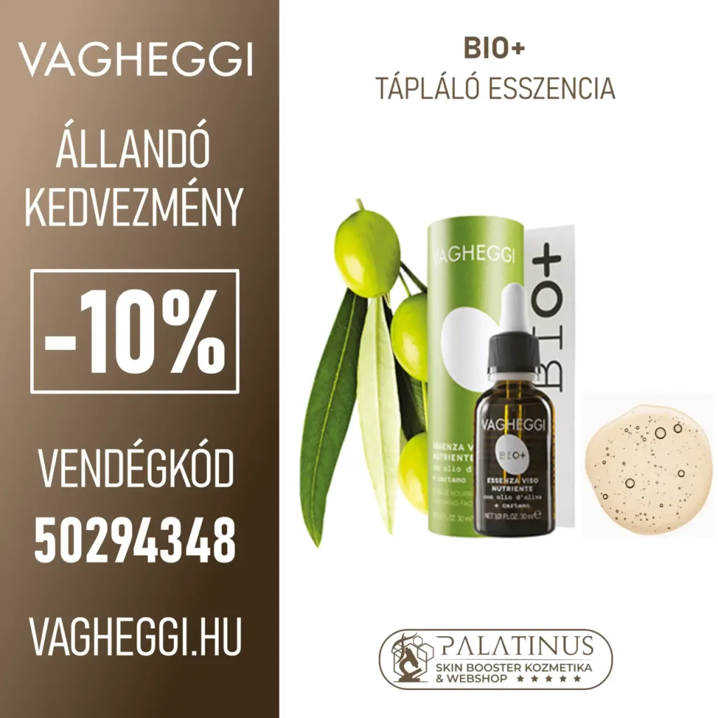 VAGHEGGI BIO+ 24 órás hidratáló arckrém Professzionális kozmetikumok állandó -10% kedvezménnyel! Vendégkód: 50294348 (Palatinus Skin-Booster Kozmetika & Webshop - Kecskemét)