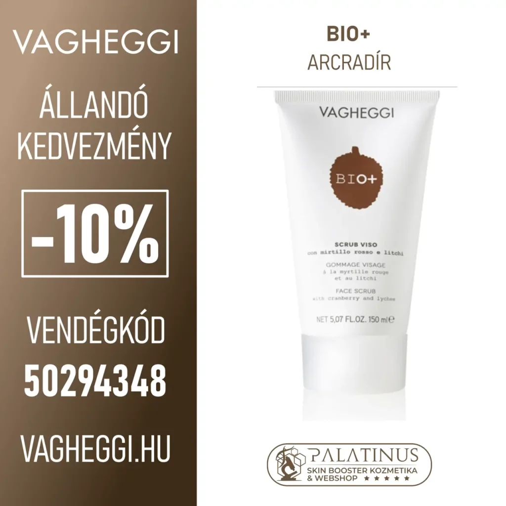 VAGHEGGI BIO+ Arcradír Professzionális kozmetikumok állandó -10% kedvezménnyel! Vendégkód: 50294348 (Palatinus Skin-Booster Kozmetika & Webshop - Kecskemét)
