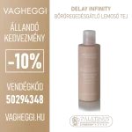 VAGHEGGI Delay Infinity Bőrszerkezetjavító és Öregedésgátló Arclemosó Tej Professzionális kozmetikumok állandó -10% kedvezménnyel! Vendégkód: 50294348 (Palatinus Skin-Booster Kozmetika & Webshop - Kecskemét)