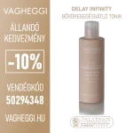 VAGHEGGI Delay Infinity Bőrszerkezetjavító és Öregedésgátló Tonik Professzionális kozmetikumok állandó -10% kedvezménnyel! Vendégkód: 50294348 (Palatinus Skin-Booster Kozmetika & Webshop - Kecskemét)