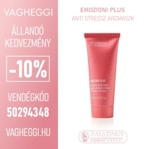 VAGHEGGI EMOZIONI PLUS nyugtató antistressz arcmaszk Professzionális kozmetikumok érzékeny, intolleráns, rosaceás bőrre, állandó -10% kedvezménnyel! Vendégkód: 50294348 (Palatinus Skin-Booster Kozmetika & Webshop - Kecskemét)