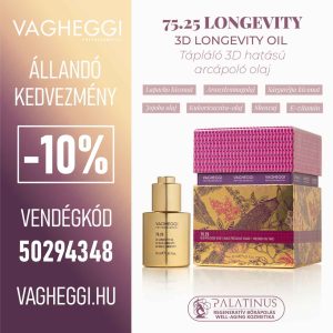 75.25 LONGEVITY 3D Oil - Tápláló 3D hatású arcápoló olaj (VAGHEGGI)