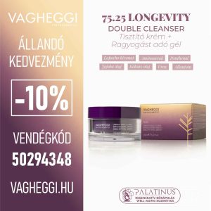 75.25 LONGEVITY Double Cleanser Tisztító krém + ragyogást adó gél (VAGHEGGI)