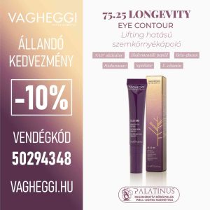 75.25 LONGEVITY Eye Contour - Szemkörnyékápoló sötét karikákra ráncokra (VAGHEGGI)