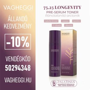 75.25-Longevity-Pre-serum-Toner-125-ml-vagheggi-vendegkod-50294348-Palatinus-Kozmetika-Regenerativ-Borapolas-Well-aging-Webshop-Kecskemet