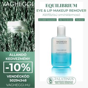 EQUILIBRIUM Eye & Lip Make-up Remover - Kétfázisú sminklemosó (VAGHEGGI)