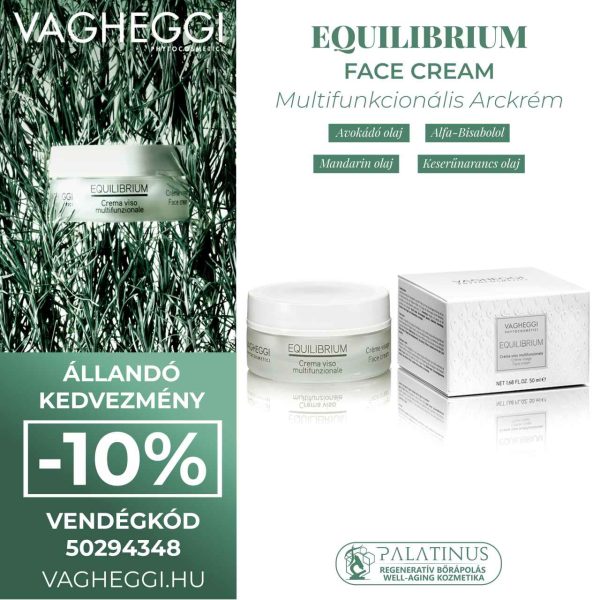EQUILIBRIUM Face Cream - Multifunkcionális arckrém (VAGHEGGI)