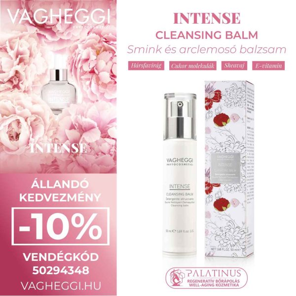 INTENSE-cleansing-balm-smink-es-arclemoso-balzsam-vagheggi-vendegkod-50294348-Palatinus-Kozmetika-Regenerativ-Borapolas-Well-aging-Webshop-Kecskemet