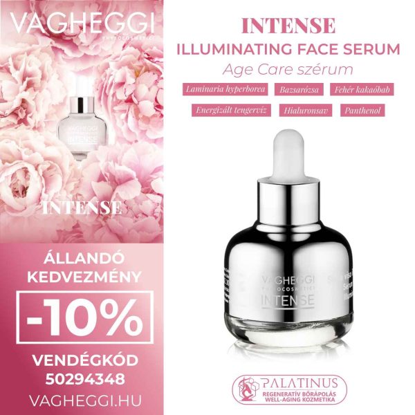 INTENSE-illuminating-face-serum-age-care-szerum-vagheggi-vendegkod-50294348-Palatinus-Kozmetika-Regenerativ-Borapolas-Well-aging-Webshop-Kecskemet