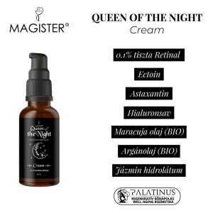 Magister queen of the night CREAM retinal ectoin Astaxantin Palatinus Kozmetika regeneratív bőrápolás well-aging & tudatos bőrápolás webshop
