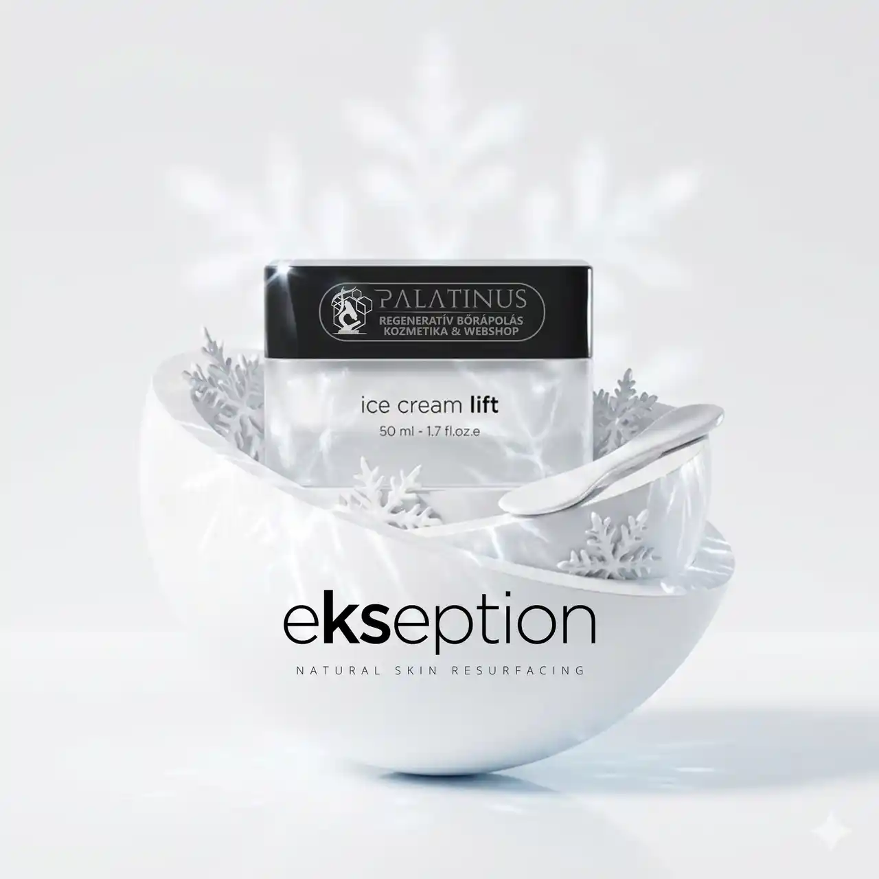 Ekseption ICE CREAM LIFT Orvos-esztétikai Bio-Lifting anti-aging krém Palatinus skin-booster kozmetika webshop