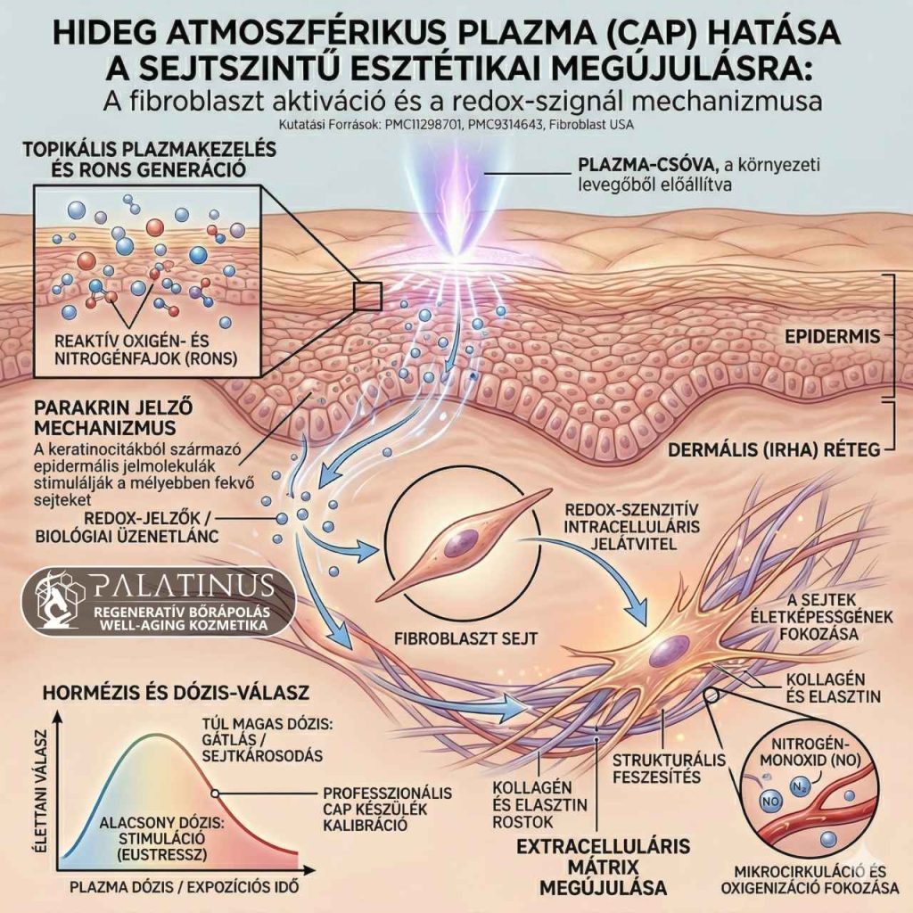 A Hideg Atmoszférikus Plazma hatása a sejtszintű esztétikai megújulásra-A fibroblaszt aktiváció és a redox-szignál mechanizmusa