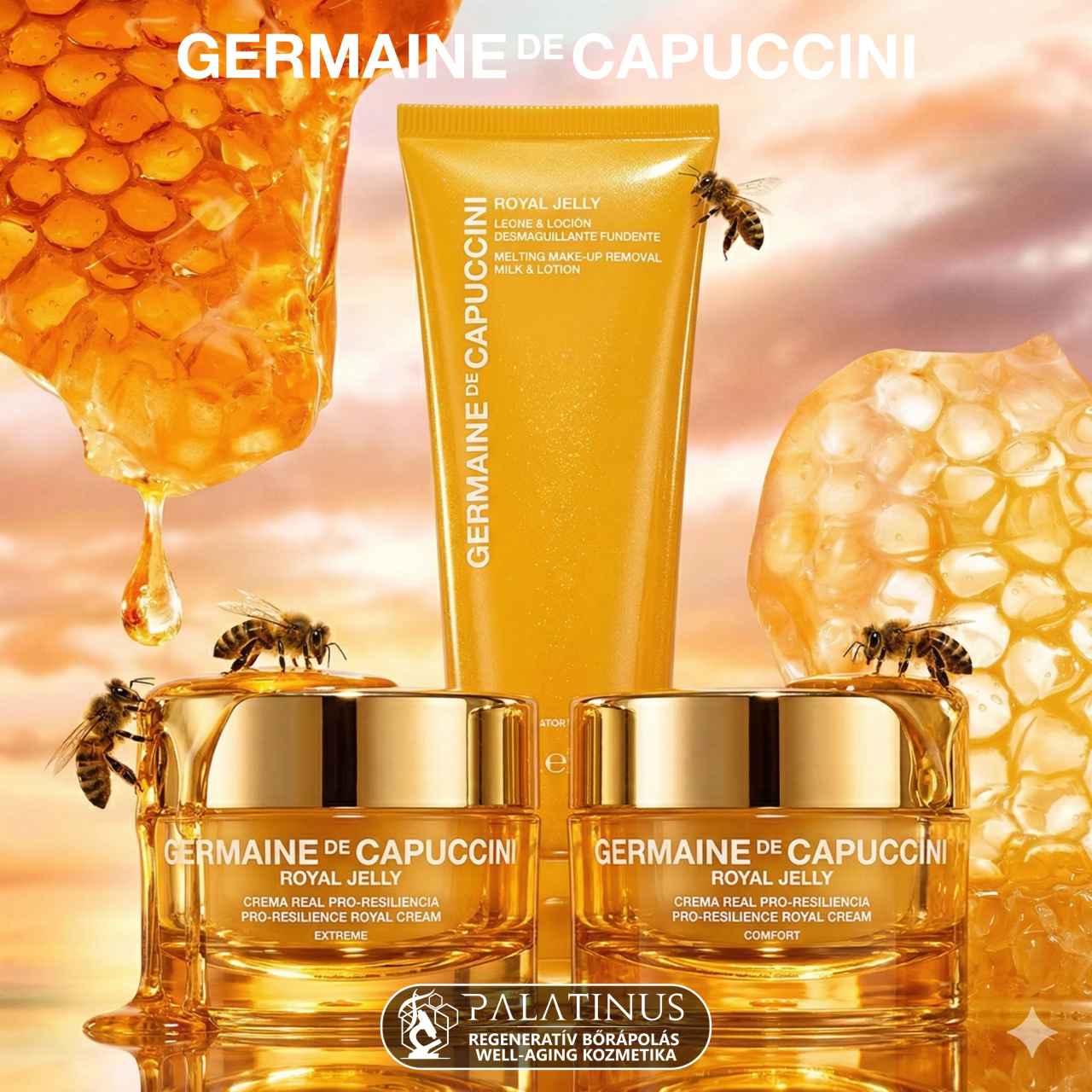 Germaine de Capuccini Royal Jelly Epigenetikai Sejt-Stimulátor Standardizált Méhpempő Frakcióval - PALATINUS SKIN-BOOSTER KOZMETIKA KECSKEMÉT