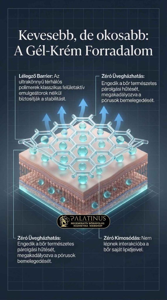 A Lipáz-kihívás: Amikor a baktérium „eszik” a krémből A pórusokban normál normál körülmények között is jelen lévő Cutibacterium acnes baktériumok lipáz és észteráz enzimeket termelnek. Ezek a bontóenzimek felelősek a faggyú trigliceridjeinek szabad zsírsavakká történő alakításáért. A probléma ott kezdődik, hogy ezek az enzimek nem tesznek különbséget a saját faggyúnk és a felkent kozmetikumok lipidjei között. A hagyományos formulák kockázata: A baktériumok a klasszikus, magas triglicerid-tartalmú növényi olajokat (pl. kókuszolaj), valamint a sok „olajmentesnek” (oil-free) hirdetett, könnyű krémben található szintetikus észtert (pl. Isopropyl Myristate) is képesek lebontani. A felszabaduló nagy mennyiségű szabad zsírsav egy amúgy is gyulladásra hajlamos bőrön fokozhatja a pórusok eltömődését és fenntarthat egy alacsony fokú (szubklinikai) gyulladást. A Zöld Kémia válasza: A komplex mátrix és a lipáz-rezisztencia Ebből a biokémiai tényből azonban hiba lenne arra következtetni, hogy minden természetes lipid káros az aknés bőrre. A minőségi, modern natúrkozmetika pontosan ismeri ezeket a kihívásokat, és kifinomult válaszokat ad rájuk: ✧ Lipáz-rezisztens alternatívák: A trigliceridek helyett a tudatos formulák folyékony viaszésztereket (pl. jojobaolaj) vagy teljesen stabil szénhidrogéneket (növényi szkvalán) használnak, amelyeket a baktériumok enzimei szinte alig képesek bontani. ✧ A szinergia ereje: Egy hidegen sajtolt, minőségi növényi kivonat sosem egyetlen izolált vegyület. A trigliceridek mellett jelentős mennyiségű fitoszterolt, polifenolt és egyéb antioxidánst tartalmaz. Ezek a komplex, természetes molekulák bizonyítottan bőrnyugtató és gyulladáscsökkentő hatásúak, így képesek ellensúlyozni a mikrobiom esetleges irritáló reakcióit. Bizonyos felszabaduló zsírsavaknak (pl. laurinsav) pedig egyenesen célzott antibakteriális hatásuk van. A Linolsav-paradoxon és az oxidáció kérdése A szakirodalom egyértelműen igazolja, hogy az aknés betegek faggyúja linolsav-hiányos. Ennek a létfontosságú zsírsavnak a pótlása kulcsfontosságú az egészséges hámláshoz és a barrier helyreállításához. A linolsav azonban egy többszörösen telítetlen, kémiailag rendkívül érzékeny (instabil) molekula. Ha egy eleve gyulladásban lévő, szabadgyökökkel teli pórusba kerül, könnyen oxidálódhat (lipidperoxidáció), ami csökkenti a jótékony hatását. A jövő útja: Az intelligens formuláció A megoldást mind a klinikai/szintetikus, mind a modern természetes bőrápolásban a stabilizált technológiák jelentik. A biztonságos linolsav-pótlást ma már többféleképpen  oldják meg a legmagasabb minőséget képviselő gyártók: ✧ A klinikai megközelítés: A linolsavat szintetikus laboratóriumi eljárásokkal, a bőr saját szerkezetét utánzó, stabil Ceramidokba (pl. Ceramide EOS) vagy mikrokapszulázott rendszerekbe ágyazzák, így védve azt az oxidációtól. ✧ A modern natúr megközelítés: Természetes fitoceramidokat (pl. zabból vagy búzából kivonva) alkalmaznak, az instabilabb növényi olajokat pedig már a tégelyben robusztus, növényi alapú antioxidáns rendszerekkel (pl. tokoferol komplexekkel, rozmaring kivonattal, asztaxantinnal) védik a peroxidáció ellen. Egy termék hatékonyságát és biztonságosságát zsíros/aknés bőrön nem az dönti el, hogy egy marketingcímke szerint „100% természetes” vagy „szintetikus olajmentes”. A valódi eredményeket a bőr biológiai működését tiszteletben tartó, lipáz-tudatos, antioxidánsokkal megfelelően stabilizált, intelligens formulációk hozzák el. Éppen ezért a személyre szabott bőrápolási rutin kialakításakor mindig a készítmények komplexitását és a bőr egyéni toleranciáját érdemes figyelembe venni. A Mallorca-akne biofizikája: Amikor a fény, a kozmetikumok és az egyéni érzékenység találkozik A hagyományos akné (Acne vulgaris) patomechanizmusa ma már jól ismert: a pórusokban felhalmozódó faggyú, a kóros sejtleválás és a mikrobiom egyensúlyának felborulása (pl. a Cutibacterium acnes baktériumok elszaporodása) együttesen alakítják ki. Ezzel szemben a nyaralások során, vagy az első intenzívebb tavaszi napsugarak hatására hirtelen megjelenő, úgynevezett Mallorca-akne (Acne aestivalis) klinikai értelemben egy teljesen más kategória: ez a polimorf fénykiütések egy speciális, pattanásszerű formája, amely lényegében egy steril folliculitis (szőrtüszőgyulladás). A „steril” jelző itt kulcsfontosságú. Azt jelenti, hogy a viszkető, piros göbök (papulák) kialakulásában primer módon nem játszik szerepet bakteriális fertőzés vagy nem megfelelő higiénia. A háttérben sokkal inkább egy komplex biofizikai és fotokémiai folyamat áll, amely az egyéni hajlamtól függően aktiválódik. A mechanizmus: Az UV-A sugárzás és a mikrostressz A folyamat kiváltója a napfény, pontosabban a bőr mélyebb rétegeibe is behatoló UV-A sugárzás energiája. Amikor ez a nagy energiájú sugárzás találkozik a bőrrel, szabadgyökök (Reaktív Oxigénfajták – ROS) jönnek létre. Ha a bőr természetes antioxidáns kapacitása kimerül, vagy bizonyos külső (kozmetikai) lipidek oxidálódnak, agresszív lipid-peroxidok keletkezhetnek. Ezek a vegyületek akut mikrostresszt okoznak a szőrtüsző hámjában, amire az arra genetikailag és immunológiailag hajlamos egyének szervezete azonnali, védekező jellegű gyulladással válaszol. Formulációs kihívások az UV-sugárzás tükrében A tudomány jelenlegi állása szerint a bőr fotokémiai válaszreakciója rendkívül egyéni. Ugyanaz a tökéletesen megalkotott krém az egyik embernél kiválóan működik a napon is, míg a másiknál (az egyéni enzimatikus és antioxidáns védelem hiányában) irritációt válthat ki. Fontos leszögezni: a kozmetikai iparban engedélyezett alapanyagok hétköznapi körülmények között biztonságosak. Viselkedésük kizárólag az extrém UV-terhelés és az egyéni érzékenység együttes fennállása esetén változhat meg. Ilyen tényezők lehetnek: ✧ A lipidek kettős szerepe: A biokémia alapszabálya, hogy a zsírsavláncokban található kettős kötések (amelyek nagy arányban vannak jelen bizonyos értékes, többszörösen telítetlen növényi olajokban, de a bőr saját faggyújában lévő szkvalénban is) érzékenyek az UV-A sugárzás okozta oxidációra. Bár a modern kozmetikumokban ezeket az olajokat antioxidánsokkal (pl. E-vitaminnal, rozmaring kivonat stb.) védik, extrém napozás során, egy arra hajlamos bőrön a lipid-peroxidáció kockázata megnőhet, ami felerősítheti a szőrtüszők gyulladását. ✧ Az emulziós rendszerek stabilitása: A régebbi szakirodalom gyakran tette felelőssé a klasszikus (például etoxilált) emulgeátorokat a Mallorca-aknéért. A modern vegyészet azonban rávilágított, hogy a mai, nagy tisztaságú alapanyagok rendkívül stabilak. A probléma sokkal inkább a készítmények komplexitásában és a felkent rétegek hő/UV hatására történő szerkezeti átalakulásában keresendő, amely az arra érzékenyeknél elzárhatja a pórusokat vagy ronthatja a bőr hőleadását. ✧ A fényvédelem evolúciója: Bár az Európai Unió szabályozása kiemelkedően szigorú, az iparág folyamatosan fejlődik a fotostabilitás terén. Bizonyos régebbi generációs kémiai UV-szűrők a napfény energiáját elnyelve idővel lebomolhatnak (fotodegradáció). A bomlástermékek és a felszabaduló energia a hiperérzékeny bőrön mikrostresszt okozhat. Terápiás tévutak: Miért hatástalanok a hagyományos akné-kezelések? A Mallorca-akne és a hagyományos pattanások összetévesztése gyakran vezet hibás, a bőrt tovább károsító öngyógyításhoz. Mivel a probléma gyökere egy steril gyulladás és fényérzékenység, a klasszikus anti-akné fegyvertár biológiai értelemben nem nyújt megoldást: ✧ Az antibakteriális hatóanyagok (mint a benzoil-peroxid) hatástalanok, hiszen nincs elsődleges kórokozó, amit célba vehetnének. ✧ A keratolitikus (hámlasztó) és szárító anyagok (mint a szalicilsav / BHA, vagy a szárító agyagmaszkok) kifejezetten ronthatnak a helyzeten. Az UV-sugárzás és a szabadgyökök által amúgy is igénybe vett, kompromittált hidrolipid-barriert ezek az anyagok tovább gyengíthetik, ami a láthatatlan vízvesztés (TEWL) drasztikus fokozódásához és az irritáció elhúzódásához vezethet. ✧ A tudományos megoldás: Prevenció és okos formulációk Legyen szó natúr vagy dermokozmetikai márkáról, a tudatos gyártók felismerték, hogy a fényérzékeny bőrök (és a Mallorca-akne) esetében a megoldás nem az utólagos agresszív szárítás, hanem az egyénre szabott prevenció. Az érzékeny bőrre fejlesztett, prevenciós célú nyári formulák (gyakran Sun Gel, Fluid vagy Oil-Free megjelöléssel) tervezésekor a vegyészek a maximális fotostabilitásra törekszenek. minimalizálják az oxidációra hajlamos szabad lipidek arányát, modern polimer-hálókat vagy ultrakönnyű, telített szénhidrogéneket (pl. szkvalánt) használnak a védelem biztosítására. Emellett a formulákat új generációs, kiemelten fotostabil UV-szűrőkkel és robusztus antioxidáns-komplexekkel látják el. Ezek a rendszerek mintegy intelligens pajzsként támogatják a bőr saját védekező képességét, esélyt sem adva a láncreakciót indító szabadgyökök felhalmozódásának. A Skinimalizmus és a Formulációs Tudomány A bőr védelmi rendszere egy rendkívül finoman hangolt biofizikai hálózat. Szeborreás, pattanásos bőr esetén a nehéz textúrák és a hagyományos emulgeátorok rétegzése objektíven ront a helyzeten. A megoldás a "kevesebb, de okosabb" elv. Nem minden lipid káros. A modern kozmetikai kémia számtalan biokompatibilis, a baktériumok enzimei számára bonthatatlan alternatívát kínál. A növényi trigliceridek helyett a stabil szénhidrogének (mint a szkvalán) és a modern észterek biztosítják a védelmet. A cél az alacsony okklúziójú, a bőr természetes hűtését nem gátló, "lipáz-biztos" formulák alkalmazása. Az ultrakönnyű, vizes bázisú szérumok és a polimer-hálóra épülő modern fluidok úgy állítják helyre a barriert és kerülik el a kimosódási effektust, hogy közben engedik a bőrt lélegezni, végleg megelőzve a kozmetikai üvegházhatást.