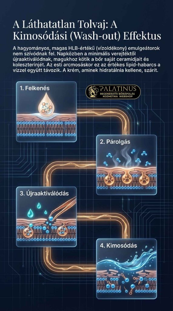 A Lipáz-kihívás: Amikor a baktérium „eszik” a krémből A pórusokban normál normál körülmények között is jelen lévő Cutibacterium acnes baktériumok lipáz és észteráz enzimeket termelnek. Ezek a bontóenzimek felelősek a faggyú trigliceridjeinek szabad zsírsavakká történő alakításáért. A probléma ott kezdődik, hogy ezek az enzimek nem tesznek különbséget a saját faggyúnk és a felkent kozmetikumok lipidjei között. A hagyományos formulák kockázata: A baktériumok a klasszikus, magas triglicerid-tartalmú növényi olajokat (pl. kókuszolaj), valamint a sok „olajmentesnek” (oil-free) hirdetett, könnyű krémben található szintetikus észtert (pl. Isopropyl Myristate) is képesek lebontani. A felszabaduló nagy mennyiségű szabad zsírsav egy amúgy is gyulladásra hajlamos bőrön fokozhatja a pórusok eltömődését és fenntarthat egy alacsony fokú (szubklinikai) gyulladást. A Zöld Kémia válasza: A komplex mátrix és a lipáz-rezisztencia Ebből a biokémiai tényből azonban hiba lenne arra következtetni, hogy minden természetes lipid káros az aknés bőrre. A minőségi, modern natúrkozmetika pontosan ismeri ezeket a kihívásokat, és kifinomult válaszokat ad rájuk: ✧ Lipáz-rezisztens alternatívák: A trigliceridek helyett a tudatos formulák folyékony viaszésztereket (pl. jojobaolaj) vagy teljesen stabil szénhidrogéneket (növényi szkvalán) használnak, amelyeket a baktériumok enzimei szinte alig képesek bontani. ✧ A szinergia ereje: Egy hidegen sajtolt, minőségi növényi kivonat sosem egyetlen izolált vegyület. A trigliceridek mellett jelentős mennyiségű fitoszterolt, polifenolt és egyéb antioxidánst tartalmaz. Ezek a komplex, természetes molekulák bizonyítottan bőrnyugtató és gyulladáscsökkentő hatásúak, így képesek ellensúlyozni a mikrobiom esetleges irritáló reakcióit. Bizonyos felszabaduló zsírsavaknak (pl. laurinsav) pedig egyenesen célzott antibakteriális hatásuk van. A Linolsav-paradoxon és az oxidáció kérdése A szakirodalom egyértelműen igazolja, hogy az aknés betegek faggyúja linolsav-hiányos. Ennek a létfontosságú zsírsavnak a pótlása kulcsfontosságú az egészséges hámláshoz és a barrier helyreállításához. A linolsav azonban egy többszörösen telítetlen, kémiailag rendkívül érzékeny (instabil) molekula. Ha egy eleve gyulladásban lévő, szabadgyökökkel teli pórusba kerül, könnyen oxidálódhat (lipidperoxidáció), ami csökkenti a jótékony hatását. A jövő útja: Az intelligens formuláció A megoldást mind a klinikai/szintetikus, mind a modern természetes bőrápolásban a stabilizált technológiák jelentik. A biztonságos linolsav-pótlást ma már többféleképpen  oldják meg a legmagasabb minőséget képviselő gyártók: ✧ A klinikai megközelítés: A linolsavat szintetikus laboratóriumi eljárásokkal, a bőr saját szerkezetét utánzó, stabil Ceramidokba (pl. Ceramide EOS) vagy mikrokapszulázott rendszerekbe ágyazzák, így védve azt az oxidációtól. ✧ A modern natúr megközelítés: Természetes fitoceramidokat (pl. zabból vagy búzából kivonva) alkalmaznak, az instabilabb növényi olajokat pedig már a tégelyben robusztus, növényi alapú antioxidáns rendszerekkel (pl. tokoferol komplexekkel, rozmaring kivonattal, asztaxantinnal) védik a peroxidáció ellen. Egy termék hatékonyságát és biztonságosságát zsíros/aknés bőrön nem az dönti el, hogy egy marketingcímke szerint „100% természetes” vagy „szintetikus olajmentes”. A valódi eredményeket a bőr biológiai működését tiszteletben tartó, lipáz-tudatos, antioxidánsokkal megfelelően stabilizált, intelligens formulációk hozzák el. Éppen ezért a személyre szabott bőrápolási rutin kialakításakor mindig a készítmények komplexitását és a bőr egyéni toleranciáját érdemes figyelembe venni. A Mallorca-akne biofizikája: Amikor a fény, a kozmetikumok és az egyéni érzékenység találkozik A hagyományos akné (Acne vulgaris) patomechanizmusa ma már jól ismert: a pórusokban felhalmozódó faggyú, a kóros sejtleválás és a mikrobiom egyensúlyának felborulása (pl. a Cutibacterium acnes baktériumok elszaporodása) együttesen alakítják ki. Ezzel szemben a nyaralások során, vagy az első intenzívebb tavaszi napsugarak hatására hirtelen megjelenő, úgynevezett Mallorca-akne (Acne aestivalis) klinikai értelemben egy teljesen más kategória: ez a polimorf fénykiütések egy speciális, pattanásszerű formája, amely lényegében egy steril folliculitis (szőrtüszőgyulladás). A „steril” jelző itt kulcsfontosságú. Azt jelenti, hogy a viszkető, piros göbök (papulák) kialakulásában primer módon nem játszik szerepet bakteriális fertőzés vagy nem megfelelő higiénia. A háttérben sokkal inkább egy komplex biofizikai és fotokémiai folyamat áll, amely az egyéni hajlamtól függően aktiválódik. A mechanizmus: Az UV-A sugárzás és a mikrostressz A folyamat kiváltója a napfény, pontosabban a bőr mélyebb rétegeibe is behatoló UV-A sugárzás energiája. Amikor ez a nagy energiájú sugárzás találkozik a bőrrel, szabadgyökök (Reaktív Oxigénfajták – ROS) jönnek létre. Ha a bőr természetes antioxidáns kapacitása kimerül, vagy bizonyos külső (kozmetikai) lipidek oxidálódnak, agresszív lipid-peroxidok keletkezhetnek. Ezek a vegyületek akut mikrostresszt okoznak a szőrtüsző hámjában, amire az arra genetikailag és immunológiailag hajlamos egyének szervezete azonnali, védekező jellegű gyulladással válaszol. Formulációs kihívások az UV-sugárzás tükrében A tudomány jelenlegi állása szerint a bőr fotokémiai válaszreakciója rendkívül egyéni. Ugyanaz a tökéletesen megalkotott krém az egyik embernél kiválóan működik a napon is, míg a másiknál (az egyéni enzimatikus és antioxidáns védelem hiányában) irritációt válthat ki. Fontos leszögezni: a kozmetikai iparban engedélyezett alapanyagok hétköznapi körülmények között biztonságosak. Viselkedésük kizárólag az extrém UV-terhelés és az egyéni érzékenység együttes fennállása esetén változhat meg. Ilyen tényezők lehetnek: ✧ A lipidek kettős szerepe: A biokémia alapszabálya, hogy a zsírsavláncokban található kettős kötések (amelyek nagy arányban vannak jelen bizonyos értékes, többszörösen telítetlen növényi olajokban, de a bőr saját faggyújában lévő szkvalénban is) érzékenyek az UV-A sugárzás okozta oxidációra. Bár a modern kozmetikumokban ezeket az olajokat antioxidánsokkal (pl. E-vitaminnal, rozmaring kivonat stb.) védik, extrém napozás során, egy arra hajlamos bőrön a lipid-peroxidáció kockázata megnőhet, ami felerősítheti a szőrtüszők gyulladását. ✧ Az emulziós rendszerek stabilitása: A régebbi szakirodalom gyakran tette felelőssé a klasszikus (például etoxilált) emulgeátorokat a Mallorca-aknéért. A modern vegyészet azonban rávilágított, hogy a mai, nagy tisztaságú alapanyagok rendkívül stabilak. A probléma sokkal inkább a készítmények komplexitásában és a felkent rétegek hő/UV hatására történő szerkezeti átalakulásában keresendő, amely az arra érzékenyeknél elzárhatja a pórusokat vagy ronthatja a bőr hőleadását. ✧ A fényvédelem evolúciója: Bár az Európai Unió szabályozása kiemelkedően szigorú, az iparág folyamatosan fejlődik a fotostabilitás terén. Bizonyos régebbi generációs kémiai UV-szűrők a napfény energiáját elnyelve idővel lebomolhatnak (fotodegradáció). A bomlástermékek és a felszabaduló energia a hiperérzékeny bőrön mikrostresszt okozhat. Terápiás tévutak: Miért hatástalanok a hagyományos akné-kezelések? A Mallorca-akne és a hagyományos pattanások összetévesztése gyakran vezet hibás, a bőrt tovább károsító öngyógyításhoz. Mivel a probléma gyökere egy steril gyulladás és fényérzékenység, a klasszikus anti-akné fegyvertár biológiai értelemben nem nyújt megoldást: ✧ Az antibakteriális hatóanyagok (mint a benzoil-peroxid) hatástalanok, hiszen nincs elsődleges kórokozó, amit célba vehetnének. ✧ A keratolitikus (hámlasztó) és szárító anyagok (mint a szalicilsav / BHA, vagy a szárító agyagmaszkok) kifejezetten ronthatnak a helyzeten. Az UV-sugárzás és a szabadgyökök által amúgy is igénybe vett, kompromittált hidrolipid-barriert ezek az anyagok tovább gyengíthetik, ami a láthatatlan vízvesztés (TEWL) drasztikus fokozódásához és az irritáció elhúzódásához vezethet. ✧ A tudományos megoldás: Prevenció és okos formulációk Legyen szó natúr vagy dermokozmetikai márkáról, a tudatos gyártók felismerték, hogy a fényérzékeny bőrök (és a Mallorca-akne) esetében a megoldás nem az utólagos agresszív szárítás, hanem az egyénre szabott prevenció. Az érzékeny bőrre fejlesztett, prevenciós célú nyári formulák (gyakran Sun Gel, Fluid vagy Oil-Free megjelöléssel) tervezésekor a vegyészek a maximális fotostabilitásra törekszenek. minimalizálják az oxidációra hajlamos szabad lipidek arányát, modern polimer-hálókat vagy ultrakönnyű, telített szénhidrogéneket (pl. szkvalánt) használnak a védelem biztosítására. Emellett a formulákat új generációs, kiemelten fotostabil UV-szűrőkkel és robusztus antioxidáns-komplexekkel látják el. Ezek a rendszerek mintegy intelligens pajzsként támogatják a bőr saját védekező képességét, esélyt sem adva a láncreakciót indító szabadgyökök felhalmozódásának. A Skinimalizmus és a Formulációs Tudomány A bőr védelmi rendszere egy rendkívül finoman hangolt biofizikai hálózat. Szeborreás, pattanásos bőr esetén a nehéz textúrák és a hagyományos emulgeátorok rétegzése objektíven ront a helyzeten. A megoldás a "kevesebb, de okosabb" elv. Nem minden lipid káros. A modern kozmetikai kémia számtalan biokompatibilis, a baktériumok enzimei számára bonthatatlan alternatívát kínál. A növényi trigliceridek helyett a stabil szénhidrogének (mint a szkvalán) és a modern észterek biztosítják a védelmet. A cél az alacsony okklúziójú, a bőr természetes hűtését nem gátló, "lipáz-biztos" formulák alkalmazása. Az ultrakönnyű, vizes bázisú szérumok és a polimer-hálóra épülő modern fluidok úgy állítják helyre a barriert és kerülik el a kimosódási effektust, hogy közben engedik a bőrt lélegezni, végleg megelőzve a kozmetikai üvegházhatást.