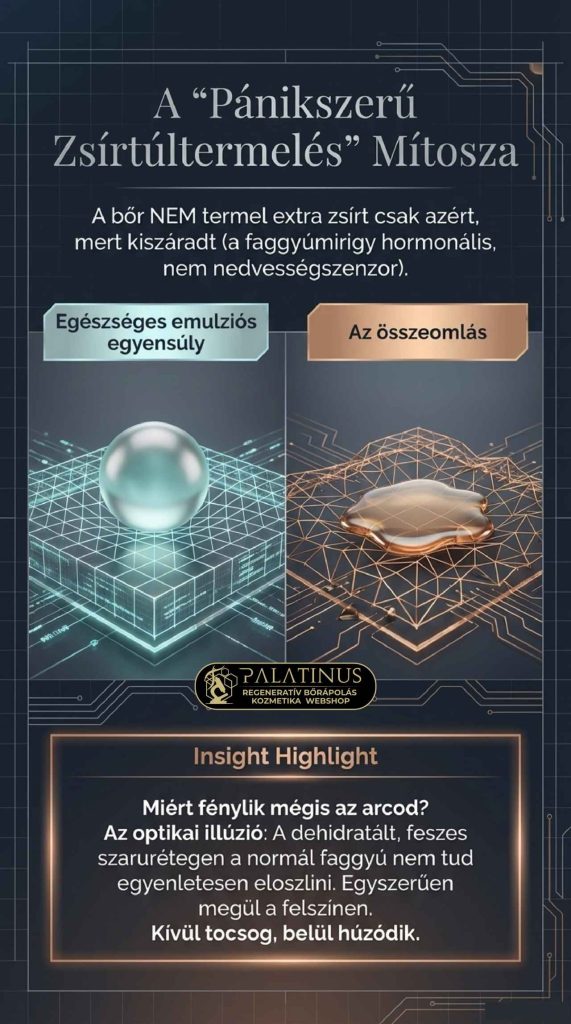 A Lipáz-kihívás: Amikor a baktérium „eszik” a krémből A pórusokban normál normál körülmények között is jelen lévő Cutibacterium acnes baktériumok lipáz és észteráz enzimeket termelnek. Ezek a bontóenzimek felelősek a faggyú trigliceridjeinek szabad zsírsavakká történő alakításáért. A probléma ott kezdődik, hogy ezek az enzimek nem tesznek különbséget a saját faggyúnk és a felkent kozmetikumok lipidjei között. A hagyományos formulák kockázata: A baktériumok a klasszikus, magas triglicerid-tartalmú növényi olajokat (pl. kókuszolaj), valamint a sok „olajmentesnek” (oil-free) hirdetett, könnyű krémben található szintetikus észtert (pl. Isopropyl Myristate) is képesek lebontani. A felszabaduló nagy mennyiségű szabad zsírsav egy amúgy is gyulladásra hajlamos bőrön fokozhatja a pórusok eltömődését és fenntarthat egy alacsony fokú (szubklinikai) gyulladást. A Zöld Kémia válasza: A komplex mátrix és a lipáz-rezisztencia Ebből a biokémiai tényből azonban hiba lenne arra következtetni, hogy minden természetes lipid káros az aknés bőrre. A minőségi, modern natúrkozmetika pontosan ismeri ezeket a kihívásokat, és kifinomult válaszokat ad rájuk: ✧ Lipáz-rezisztens alternatívák: A trigliceridek helyett a tudatos formulák folyékony viaszésztereket (pl. jojobaolaj) vagy teljesen stabil szénhidrogéneket (növényi szkvalán) használnak, amelyeket a baktériumok enzimei szinte alig képesek bontani. ✧ A szinergia ereje: Egy hidegen sajtolt, minőségi növényi kivonat sosem egyetlen izolált vegyület. A trigliceridek mellett jelentős mennyiségű fitoszterolt, polifenolt és egyéb antioxidánst tartalmaz. Ezek a komplex, természetes molekulák bizonyítottan bőrnyugtató és gyulladáscsökkentő hatásúak, így képesek ellensúlyozni a mikrobiom esetleges irritáló reakcióit. Bizonyos felszabaduló zsírsavaknak (pl. laurinsav) pedig egyenesen célzott antibakteriális hatásuk van. A Linolsav-paradoxon és az oxidáció kérdése A szakirodalom egyértelműen igazolja, hogy az aknés betegek faggyúja linolsav-hiányos. Ennek a létfontosságú zsírsavnak a pótlása kulcsfontosságú az egészséges hámláshoz és a barrier helyreállításához. A linolsav azonban egy többszörösen telítetlen, kémiailag rendkívül érzékeny (instabil) molekula. Ha egy eleve gyulladásban lévő, szabadgyökökkel teli pórusba kerül, könnyen oxidálódhat (lipidperoxidáció), ami csökkenti a jótékony hatását. A jövő útja: Az intelligens formuláció A megoldást mind a klinikai/szintetikus, mind a modern természetes bőrápolásban a stabilizált technológiák jelentik. A biztonságos linolsav-pótlást ma már többféleképpen  oldják meg a legmagasabb minőséget képviselő gyártók: ✧ A klinikai megközelítés: A linolsavat szintetikus laboratóriumi eljárásokkal, a bőr saját szerkezetét utánzó, stabil Ceramidokba (pl. Ceramide EOS) vagy mikrokapszulázott rendszerekbe ágyazzák, így védve azt az oxidációtól. ✧ A modern natúr megközelítés: Természetes fitoceramidokat (pl. zabból vagy búzából kivonva) alkalmaznak, az instabilabb növényi olajokat pedig már a tégelyben robusztus, növényi alapú antioxidáns rendszerekkel (pl. tokoferol komplexekkel, rozmaring kivonattal, asztaxantinnal) védik a peroxidáció ellen. Egy termék hatékonyságát és biztonságosságát zsíros/aknés bőrön nem az dönti el, hogy egy marketingcímke szerint „100% természetes” vagy „szintetikus olajmentes”. A valódi eredményeket a bőr biológiai működését tiszteletben tartó, lipáz-tudatos, antioxidánsokkal megfelelően stabilizált, intelligens formulációk hozzák el. Éppen ezért a személyre szabott bőrápolási rutin kialakításakor mindig a készítmények komplexitását és a bőr egyéni toleranciáját érdemes figyelembe venni. A Mallorca-akne biofizikája: Amikor a fény, a kozmetikumok és az egyéni érzékenység találkozik A hagyományos akné (Acne vulgaris) patomechanizmusa ma már jól ismert: a pórusokban felhalmozódó faggyú, a kóros sejtleválás és a mikrobiom egyensúlyának felborulása (pl. a Cutibacterium acnes baktériumok elszaporodása) együttesen alakítják ki. Ezzel szemben a nyaralások során, vagy az első intenzívebb tavaszi napsugarak hatására hirtelen megjelenő, úgynevezett Mallorca-akne (Acne aestivalis) klinikai értelemben egy teljesen más kategória: ez a polimorf fénykiütések egy speciális, pattanásszerű formája, amely lényegében egy steril folliculitis (szőrtüszőgyulladás). A „steril” jelző itt kulcsfontosságú. Azt jelenti, hogy a viszkető, piros göbök (papulák) kialakulásában primer módon nem játszik szerepet bakteriális fertőzés vagy nem megfelelő higiénia. A háttérben sokkal inkább egy komplex biofizikai és fotokémiai folyamat áll, amely az egyéni hajlamtól függően aktiválódik. A mechanizmus: Az UV-A sugárzás és a mikrostressz A folyamat kiváltója a napfény, pontosabban a bőr mélyebb rétegeibe is behatoló UV-A sugárzás energiája. Amikor ez a nagy energiájú sugárzás találkozik a bőrrel, szabadgyökök (Reaktív Oxigénfajták – ROS) jönnek létre. Ha a bőr természetes antioxidáns kapacitása kimerül, vagy bizonyos külső (kozmetikai) lipidek oxidálódnak, agresszív lipid-peroxidok keletkezhetnek. Ezek a vegyületek akut mikrostresszt okoznak a szőrtüsző hámjában, amire az arra genetikailag és immunológiailag hajlamos egyének szervezete azonnali, védekező jellegű gyulladással válaszol. Formulációs kihívások az UV-sugárzás tükrében A tudomány jelenlegi állása szerint a bőr fotokémiai válaszreakciója rendkívül egyéni. Ugyanaz a tökéletesen megalkotott krém az egyik embernél kiválóan működik a napon is, míg a másiknál (az egyéni enzimatikus és antioxidáns védelem hiányában) irritációt válthat ki. Fontos leszögezni: a kozmetikai iparban engedélyezett alapanyagok hétköznapi körülmények között biztonságosak. Viselkedésük kizárólag az extrém UV-terhelés és az egyéni érzékenység együttes fennállása esetén változhat meg. Ilyen tényezők lehetnek: ✧ A lipidek kettős szerepe: A biokémia alapszabálya, hogy a zsírsavláncokban található kettős kötések (amelyek nagy arányban vannak jelen bizonyos értékes, többszörösen telítetlen növényi olajokban, de a bőr saját faggyújában lévő szkvalénban is) érzékenyek az UV-A sugárzás okozta oxidációra. Bár a modern kozmetikumokban ezeket az olajokat antioxidánsokkal (pl. E-vitaminnal, rozmaring kivonat stb.) védik, extrém napozás során, egy arra hajlamos bőrön a lipid-peroxidáció kockázata megnőhet, ami felerősítheti a szőrtüszők gyulladását. ✧ Az emulziós rendszerek stabilitása: A régebbi szakirodalom gyakran tette felelőssé a klasszikus (például etoxilált) emulgeátorokat a Mallorca-aknéért. A modern vegyészet azonban rávilágított, hogy a mai, nagy tisztaságú alapanyagok rendkívül stabilak. A probléma sokkal inkább a készítmények komplexitásában és a felkent rétegek hő/UV hatására történő szerkezeti átalakulásában keresendő, amely az arra érzékenyeknél elzárhatja a pórusokat vagy ronthatja a bőr hőleadását. ✧ A fényvédelem evolúciója: Bár az Európai Unió szabályozása kiemelkedően szigorú, az iparág folyamatosan fejlődik a fotostabilitás terén. Bizonyos régebbi generációs kémiai UV-szűrők a napfény energiáját elnyelve idővel lebomolhatnak (fotodegradáció). A bomlástermékek és a felszabaduló energia a hiperérzékeny bőrön mikrostresszt okozhat. Terápiás tévutak: Miért hatástalanok a hagyományos akné-kezelések? A Mallorca-akne és a hagyományos pattanások összetévesztése gyakran vezet hibás, a bőrt tovább károsító öngyógyításhoz. Mivel a probléma gyökere egy steril gyulladás és fényérzékenység, a klasszikus anti-akné fegyvertár biológiai értelemben nem nyújt megoldást: ✧ Az antibakteriális hatóanyagok (mint a benzoil-peroxid) hatástalanok, hiszen nincs elsődleges kórokozó, amit célba vehetnének. ✧ A keratolitikus (hámlasztó) és szárító anyagok (mint a szalicilsav / BHA, vagy a szárító agyagmaszkok) kifejezetten ronthatnak a helyzeten. Az UV-sugárzás és a szabadgyökök által amúgy is igénybe vett, kompromittált hidrolipid-barriert ezek az anyagok tovább gyengíthetik, ami a láthatatlan vízvesztés (TEWL) drasztikus fokozódásához és az irritáció elhúzódásához vezethet. ✧ A tudományos megoldás: Prevenció és okos formulációk Legyen szó natúr vagy dermokozmetikai márkáról, a tudatos gyártók felismerték, hogy a fényérzékeny bőrök (és a Mallorca-akne) esetében a megoldás nem az utólagos agresszív szárítás, hanem az egyénre szabott prevenció. Az érzékeny bőrre fejlesztett, prevenciós célú nyári formulák (gyakran Sun Gel, Fluid vagy Oil-Free megjelöléssel) tervezésekor a vegyészek a maximális fotostabilitásra törekszenek. minimalizálják az oxidációra hajlamos szabad lipidek arányát, modern polimer-hálókat vagy ultrakönnyű, telített szénhidrogéneket (pl. szkvalánt) használnak a védelem biztosítására. Emellett a formulákat új generációs, kiemelten fotostabil UV-szűrőkkel és robusztus antioxidáns-komplexekkel látják el. Ezek a rendszerek mintegy intelligens pajzsként támogatják a bőr saját védekező képességét, esélyt sem adva a láncreakciót indító szabadgyökök felhalmozódásának. A Skinimalizmus és a Formulációs Tudomány A bőr védelmi rendszere egy rendkívül finoman hangolt biofizikai hálózat. Szeborreás, pattanásos bőr esetén a nehéz textúrák és a hagyományos emulgeátorok rétegzése objektíven ront a helyzeten. A megoldás a "kevesebb, de okosabb" elv. Nem minden lipid káros. A modern kozmetikai kémia számtalan biokompatibilis, a baktériumok enzimei számára bonthatatlan alternatívát kínál. A növényi trigliceridek helyett a stabil szénhidrogének (mint a szkvalán) és a modern észterek biztosítják a védelmet. A cél az alacsony okklúziójú, a bőr természetes hűtését nem gátló, "lipáz-biztos" formulák alkalmazása. Az ultrakönnyű, vizes bázisú szérumok és a polimer-hálóra épülő modern fluidok úgy állítják helyre a barriert és kerülik el a kimosódási effektust, hogy közben engedik a bőrt lélegezni, végleg megelőzve a kozmetikai üvegházhatást.