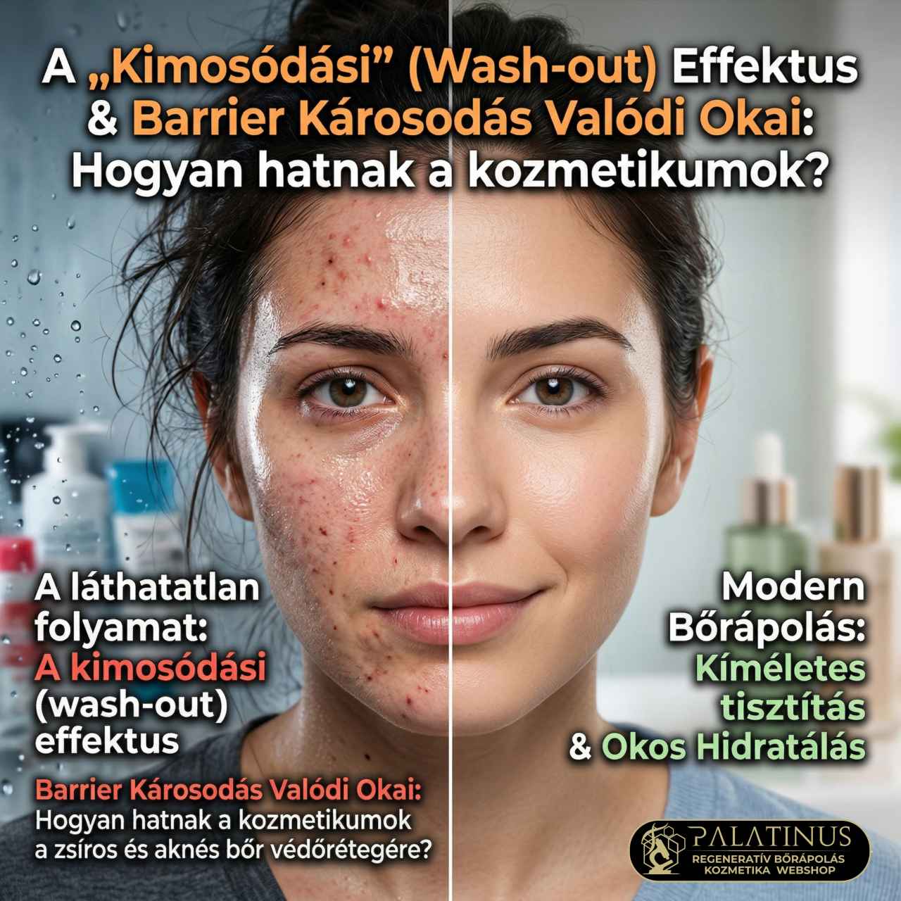 A „Kimosódási” (Wash-out) Effektus és a Barrier Károsodás Valódi Okai: Hogyan hatnak a kozmetikumok a zsíros és aknés bőr védőrétegére?