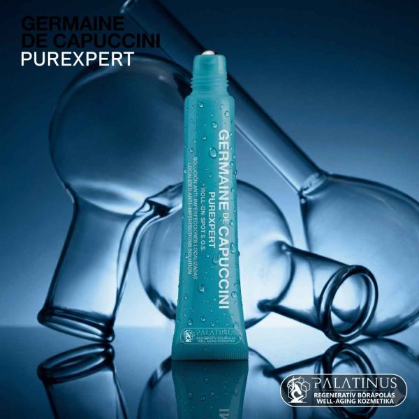 PUREXPERT Roll-on Spot SOS Localised Anti-imperfections Solution - Kríziskezelő Pattanás Elleni Szérum Germaine de Capuccini Palatinus Kozmetika