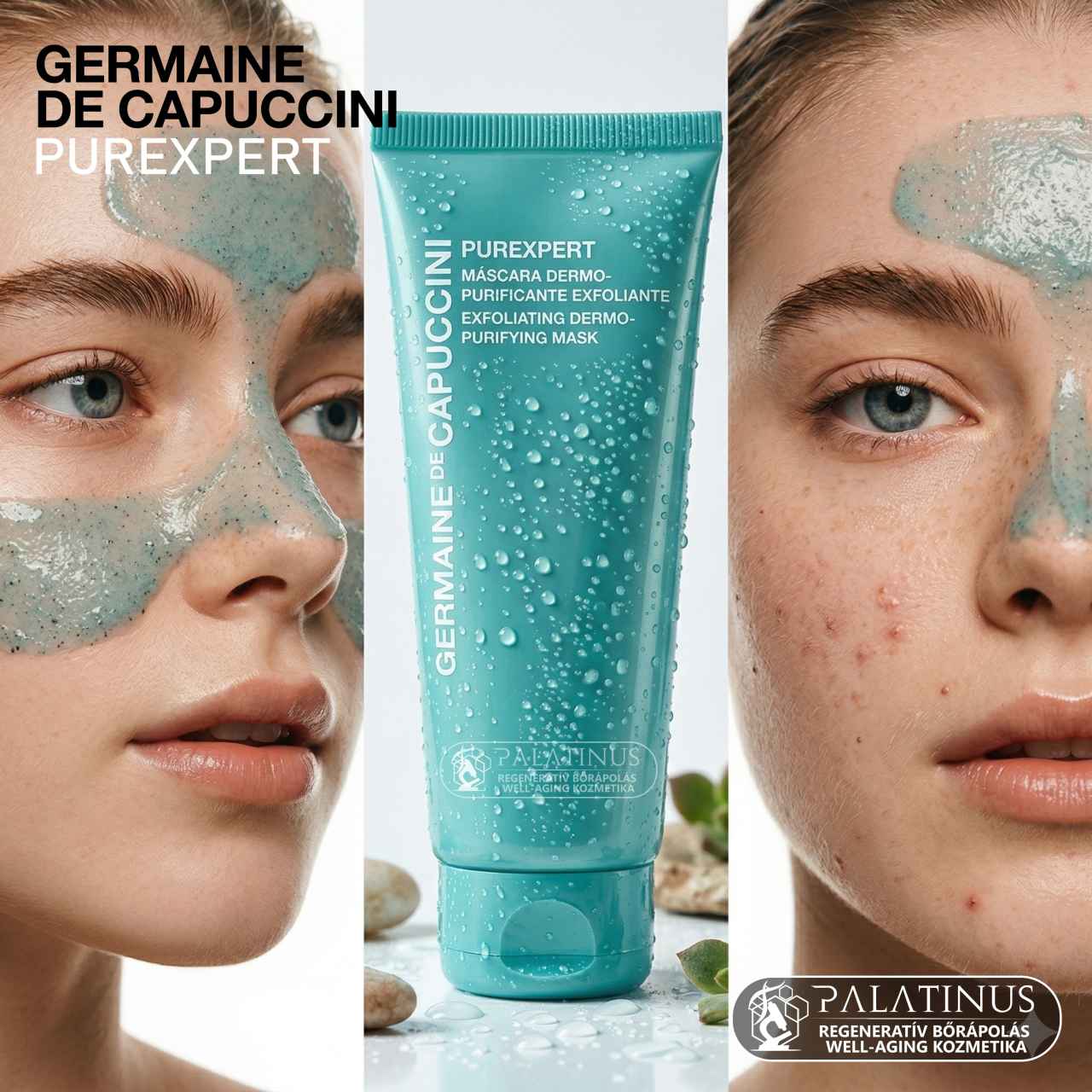 PurExpert-Exfoliating-Dermo-Purifying-Mask-eltomodott-porusok-ellen-Germaine-de-Capuccini-Palatinus-Kozmetika-Kecskemet