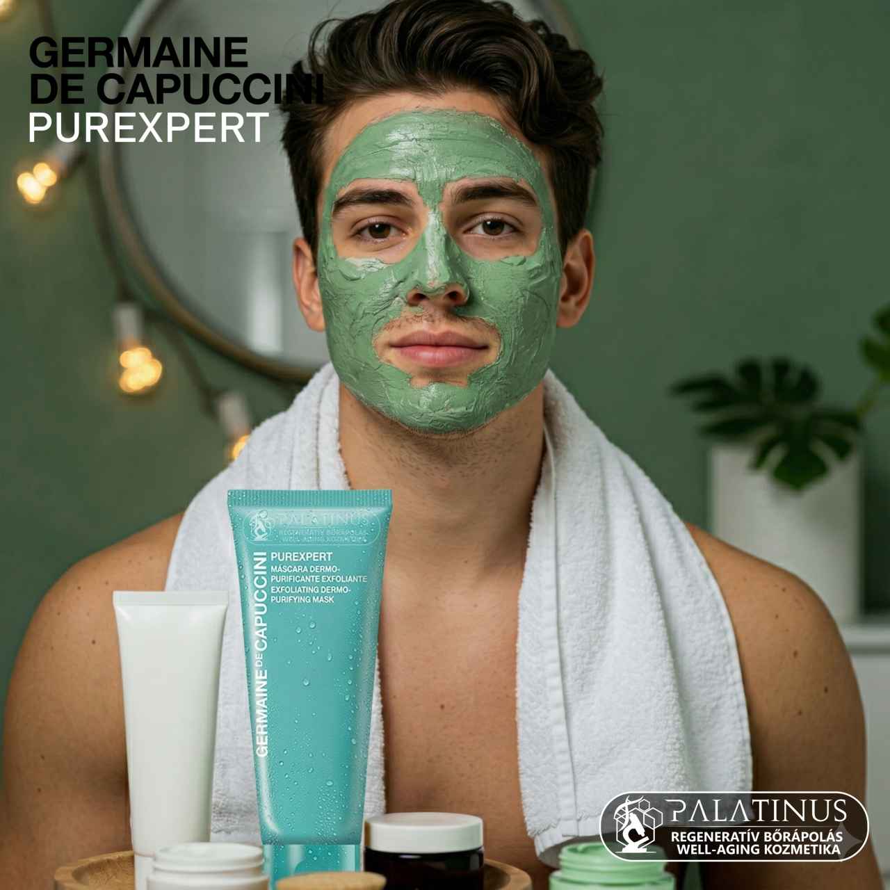 PurExpert-Exfoliating-Dermo-Purifying-Mask-eltomodott-porusok-ellen-Germaine-de-Capuccini-Palatinus-Kozmetika-Kecskemet