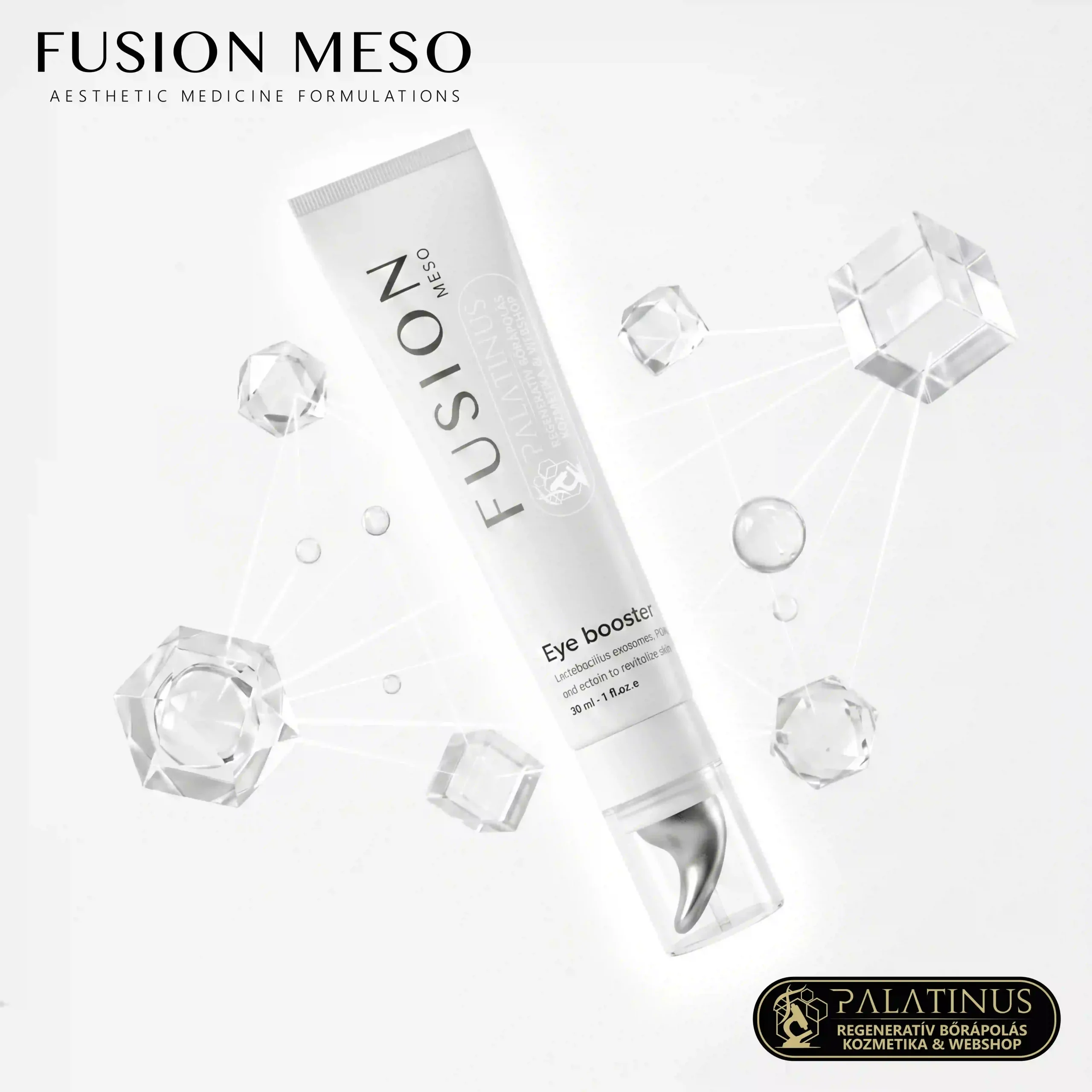 FUSION EYE BOOSTER PDRN & Exosome & Ectoin Sejt-Regeneráció és Bio-Hack a Szemkörnyéknek Palatinus Kozmetika webshop kecskemét